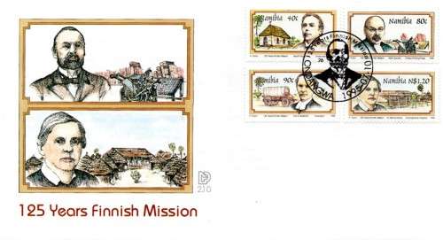 Namibia - 1995 125th Anniversary of Finnish Missionaries FDC 2.10