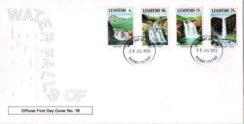 Lesotho - 1978 Waterfalls FDC SG 357-360