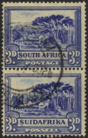 South Africa - 1930-1945 Roto Pictorials 3d Pair Used SACC 46