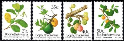 Bophuthatswana - 1991 Edible Wild Fruit Set MNH SACC 257-260