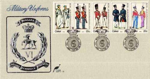 Ciskei - 1983 British Military Uniforms FDC 1.8