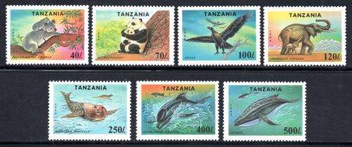Tanzania - 1994 Endangered Species Set MNH SG 1807-1813