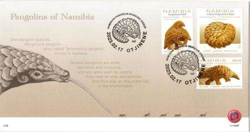 Namibia - 2023 Pangolins FDC 5.46