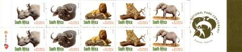 South Africa - 1998 Big Five Small Lioness KNP Booklet 1998.08.07 MNH SACC 1178