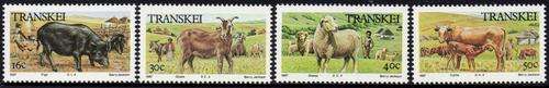 Transkei - 1987 Domestic Animals Set MNH SACC 212-215