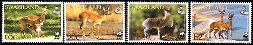 Swaziland - 2001 WWF Oribi Set MNH SG 704-707