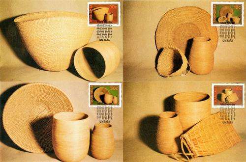 Transkei - 1989 Basketry Maxi Card Set