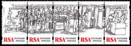 South Africa - 1997 Freedom Day Set MNH SACC 1014-1018