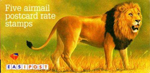 South Africa - 1996 Big Five Lion Booklet 1996.05.08 SACC 946a