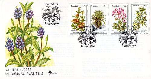 Transkei - 1981 Medicinal Plants (2nd series) FDC 1.22