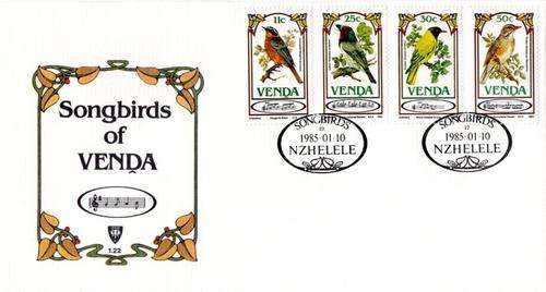 Venda - 1985 Songbirds FDC 1.22