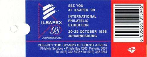 South Africa - 1997 Rhino ILSAPEX 98 1997.04.22 Booklet SACC 1012