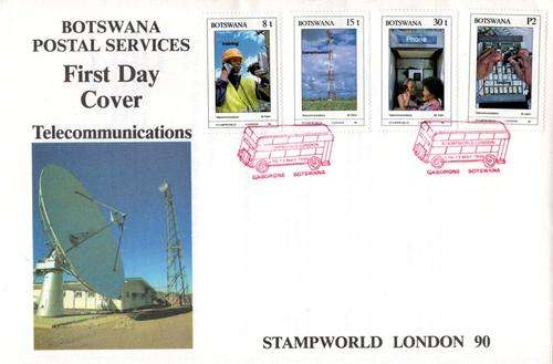 Botswana - 1990 Stamp World London 90 FDC