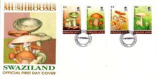 Swaziland - 1994 Fungi FDC SG 638-641