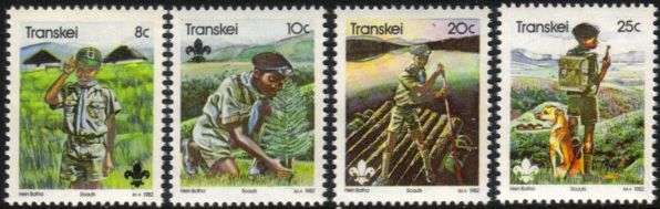 Transkei - 1982 75th Anniversary of Boy Scouts Set MNH SACC 104-107