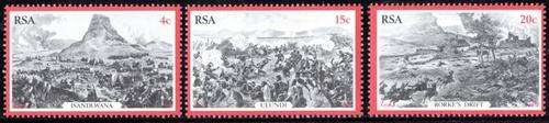 South Africa - 1979 Centenary of Zulu War Set MNH SACC 463-465