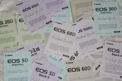 Canon DSLR Pocket Guides ***Pick which one you want from the list***