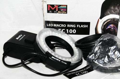Macro Ring Light Flash Meike FC100 for Canon