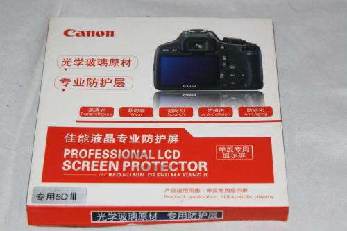 Canon 5Diii (mark 3) LCD Screen Protector ***hard plastic type***