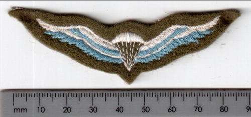 SA army parachute basic wing cloth badge, first type - REDUCED