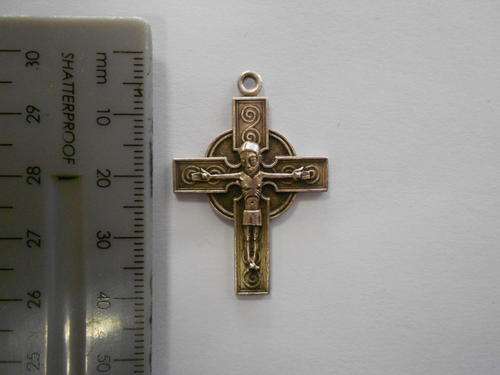 Crucifix pendant with St Christopher on the reverse - as per scan*
