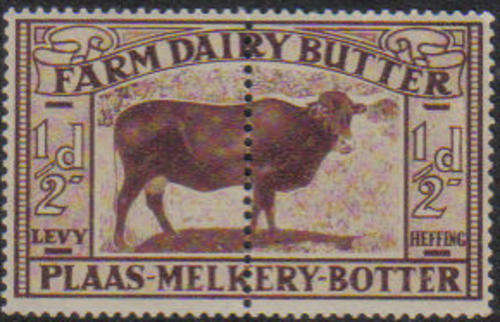 South Africa - 1930 - Dairy levy stamp - SCARCE