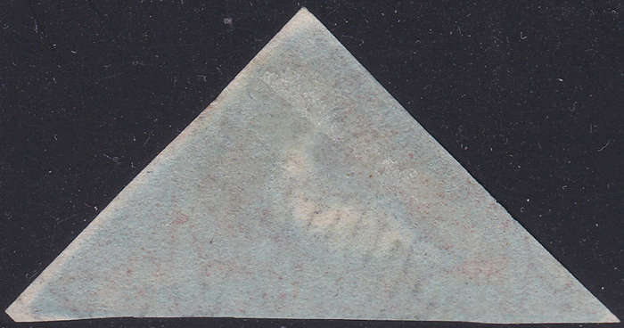 Cape of Good Hope : 1853 SACC1a : 1d Deep Brick Red,deeply blued paper VERY FINE USED CV R14000