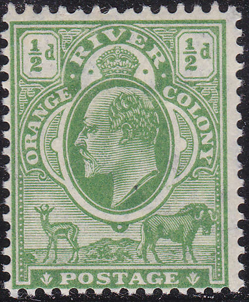 OFS / ORC SG139 ½d YELLOW-GREEN MM