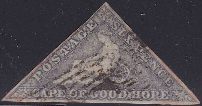 Cape of Good Hope - SACCc 6d SLATE LILAC Fine Used CV R15000