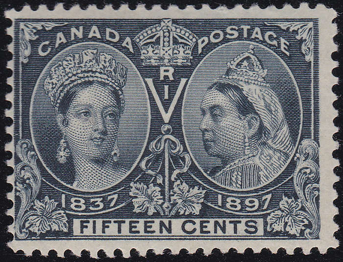 CANADA 1897 JUBILEE ISSUE SG132 15c SLATE MM 2017 CV £140