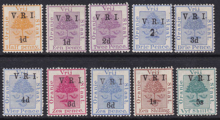 OFS 1900 2nd PRINTING RAISED STOPS COMPLETE BASIC SET MM