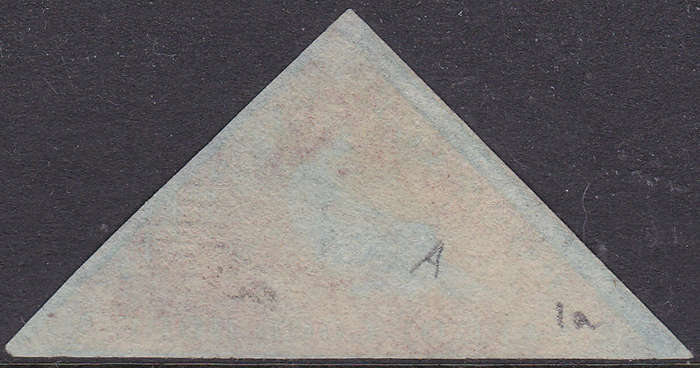 CAPE OF GOOD HOPE 1853 SACC3 1d BRICK-RED VFU CV R11000