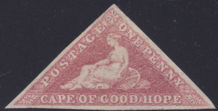 Cape of Good Hope SACC5a 1d ROSE - MM - CV R30000