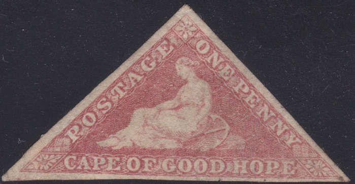 Cape of Good Hope SACC5a 1d ROSE - MM - CV R30000