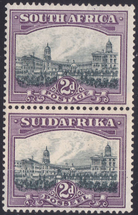 SA UNION 1931 SACC44(var) 2d SLATE GREY and VIOLET WITH PAPER JOIN - UM - SCARCE -CV R5000