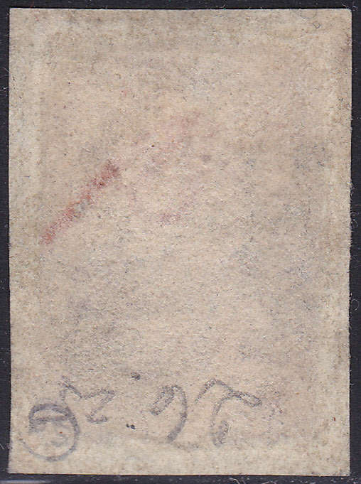CEYLON - 1859 SG6 6d PURPLE BROWN - SUPERB USED - CV £140(2017)