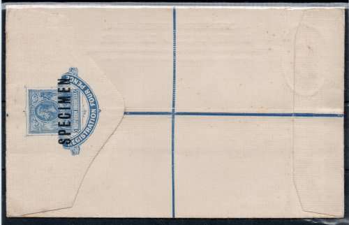 Northern Rhodesia 1924 4d Pre-printed Registered Envelope - ``SPECIMEN`` OVERPRINT - see scans