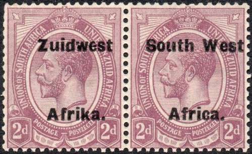 SWA 1923 TYPE VI SACC42 2d PURPLE PAIR - MM - CV R120