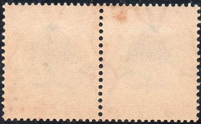 Union of SA : 1937 SACC60c(var) 6d GREEN & VERMILLION - ``MOLEHILL VARIETY`` UNMOUNTED MINT