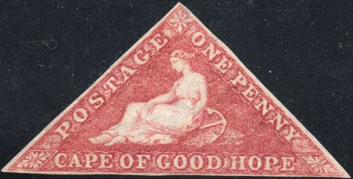 Cape of Good Hope SACC5b 1d DEEP ROSE - VERY FINE MNG CV R50000