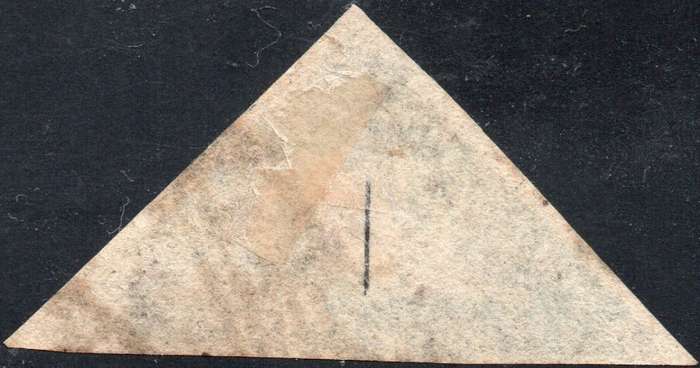 Cape of Good Hope 1862 - SACC7d :  6d SLATE PURPLE - FINE USED - CV R32000