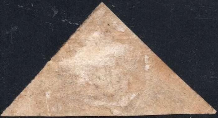 Cape of Good Hope 1864 SACC14a - 1d DEEP BROWN-RED  - FINE USED - CV R15000