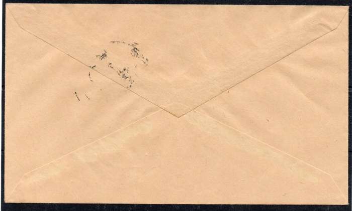 SWA - 1 OCT 41 FDC TIED WITH 2d ORANGEVIOLET PAIR (SACC144)