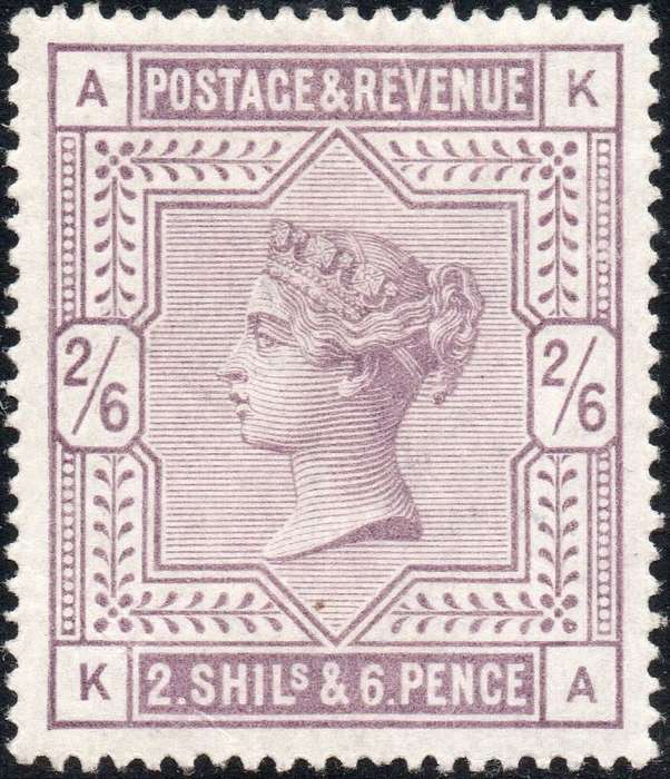 GREAT BRITAIN 1883 SG178 2s6d LILAC - VERY FINE MM