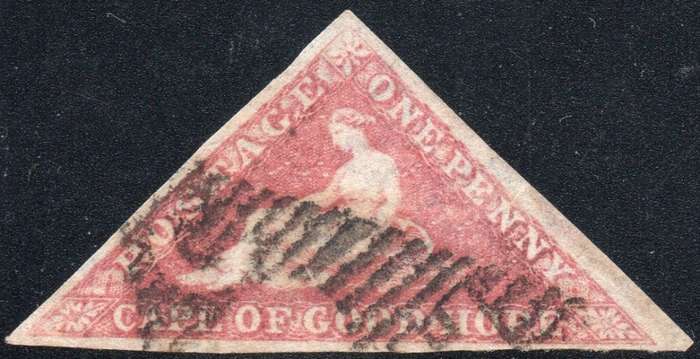 Cape of Good Hope - SACC5a - 1d PALE ROSE - VFU CV R10000