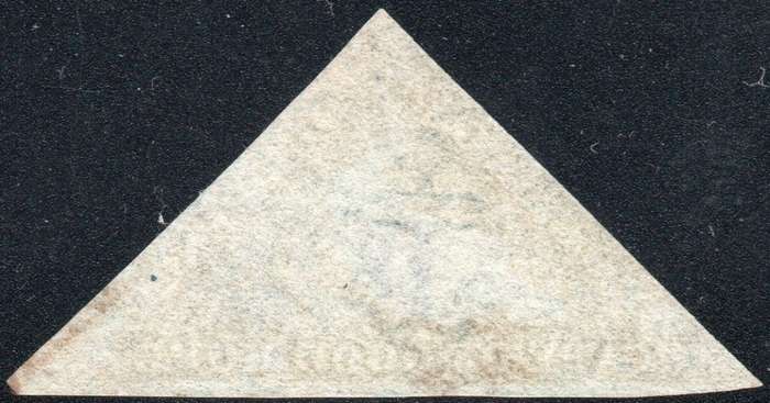 CAPE OF GOOD HOPE 1855 SACC6 - 4d BLUE - VFU - CV R1600+