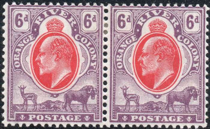 ORC 1903 SACC90 6d SCARLET & MAUVE WM CROWN CA MM CV R400