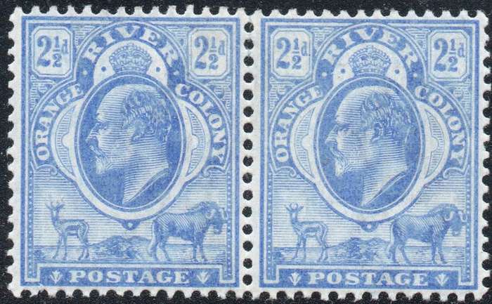 ORC 1903 SACC87 2½d BRIGHT BLUE WM CROWN CA UM CV R440