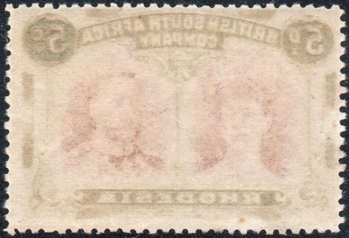 BSAC / Rhodesia SG141 4d Purple-brown and Olive-green LMM CV £65(2017)