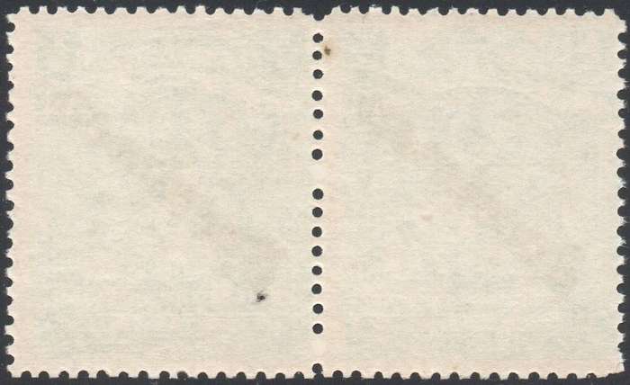 BSAC / Rhodesia : ½d DEEP GREEN ``SPECIMEN`` PAIR  - UM